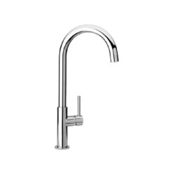 Miscelatore Monocomando Monoforo Per Lavello Paini Cox Small 78cr572s Con Bocca Alta Orientabile