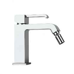 Miscelatore Monocomando Per Bidet Paini Q 19cr306sr Con Piletta Click-Clack