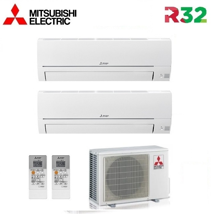 Climatizzatore Mitsubishi Electric Smart Dual Split 9+9 btu R32   MXZ-2HA40VF 