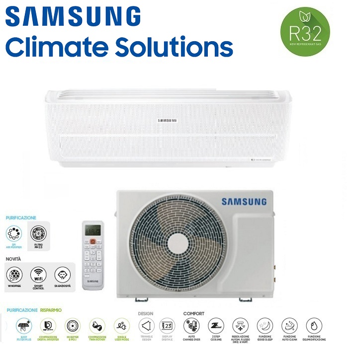 Samsung Climatizzatore a parete WindFree Evo 18000 BTU F-AR18EVO 