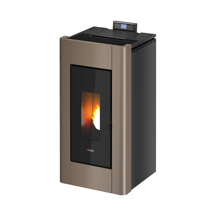 STUFA CADEL PRINCE 10,5 KW. RIV. IN METALLO – COLORE BRONZO