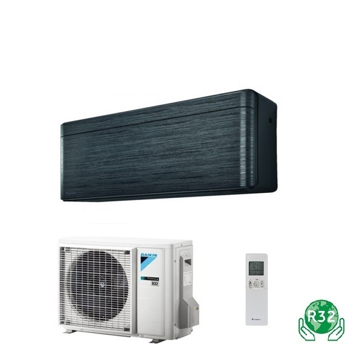 CLIMATIZZATORE CONDIZIONATORE DAIKIN BLUEVOLUTION INVERTER STYLISH FTXA42BT BLACKWOOD 15000 Btu WiFi A++ R-32 - NEW REAL BLACKWOOD