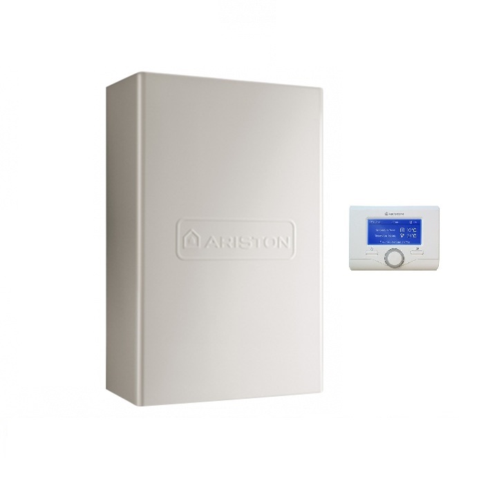 CALDAIA ARISTON A CONDENSAZIONE CARES PREMIUM EXT 25 METANO O GPL PER ESTERNI COMPLETA DI KIT FUMI - NEW ERP