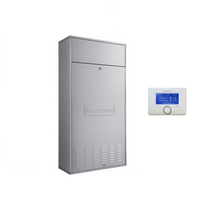 CALDAIA ARISTON A CONDENSAZIONE GENUS ONE NET IN 25 METANO O GPL PER INCASSO COMPLETA DI KIT FUMI - NEW ERP