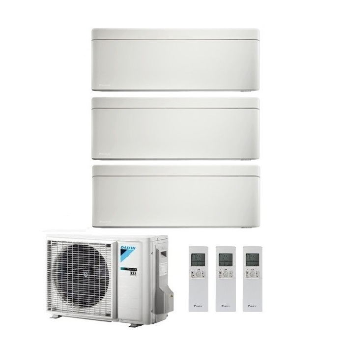 CLIMATIZZATORE CONDIZIONATORE DAIKIN BLUEVOLUTION TRIAL SPLIT INVERTER STYLISH WHITE R-32 WI-FI 7000+7000+7000 CON 3MXM52N - 7+7+7  FTXA-AW -Garanzia Italiana
