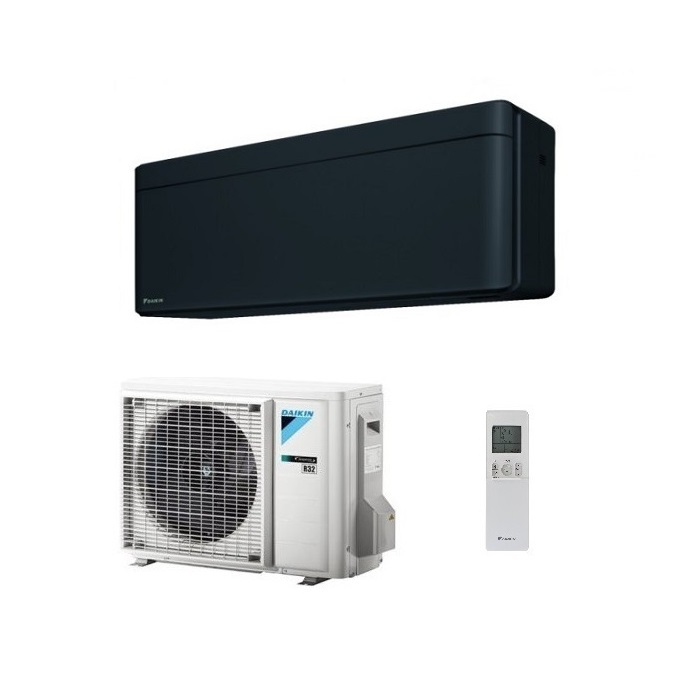 CLIMATIZZATORE CONDIZIONATORE DAIKIN BLUEVOLUTION INVERTER STYLISH FTXA50BB BLACK 18000 Btu WiFi A++ R-32 - NEW TOTAL BLACK