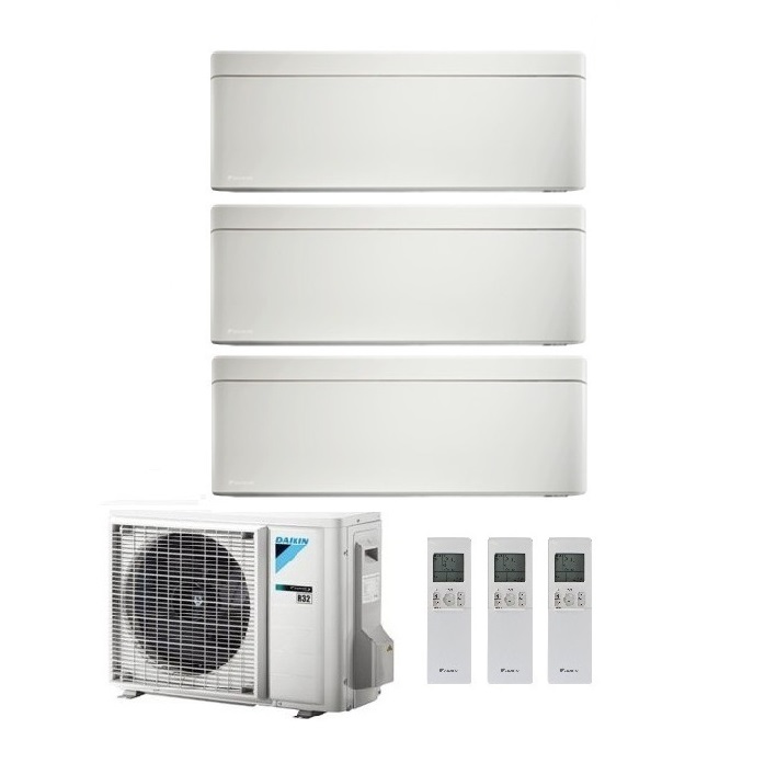 CLIMATIZZATORE CONDIZIONATORE DAIKIN BLUEVOLUTION TRIAL SPLIT INVERTER STYLISH WHITE R-32 WI-FI 7000+7000+7000 CON 3MXM68N 7+7+7  FTXA-AW -Garanzia Italiana