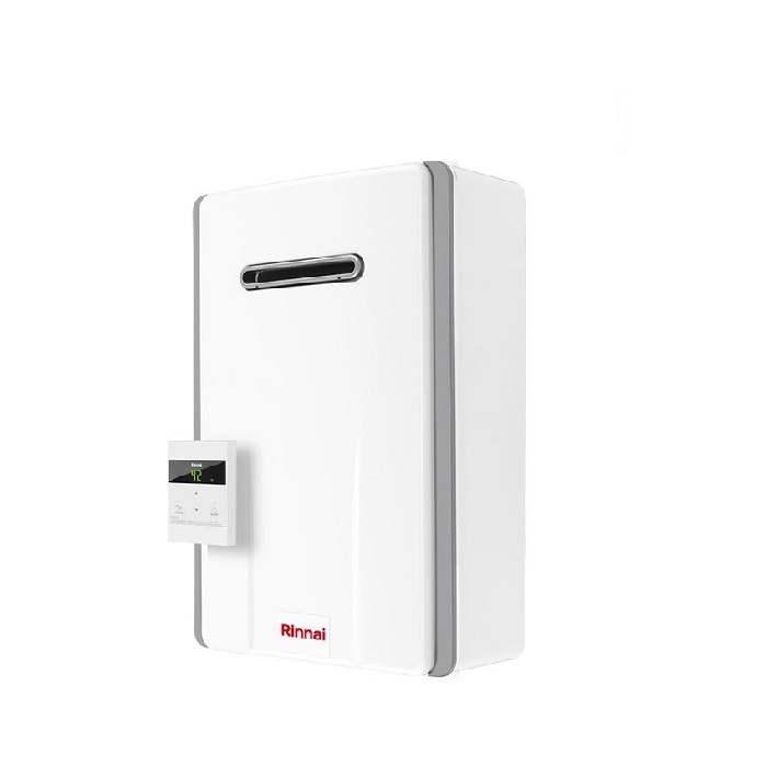 SCALDABAGNO A GAS RINNAI ONE 11E ESTERNO CAMERA APERTA A GAS METANO REU-A1111-W-E