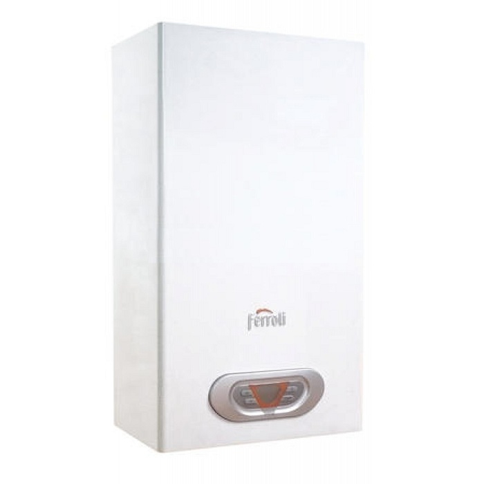 SCALDABAGNO A GAS FERROLI SKY 11F GPL COMPLETO DI KIT PER SCARICO FUMI