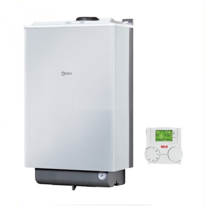 CALDAIA RIELLO RESIDENCE EXTERNA CONDENS 25 KIS METANO A CONDENSAZIONE COMPLETA DI KIT FUMI - NEW ErP