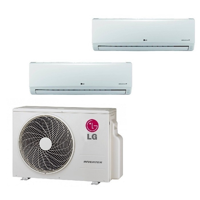 CLIMATIZZATORE CONDIZIONATORE LG DUAL SPLIT INVERTER STANDARD 9000+12000 con MU2M15 UL3