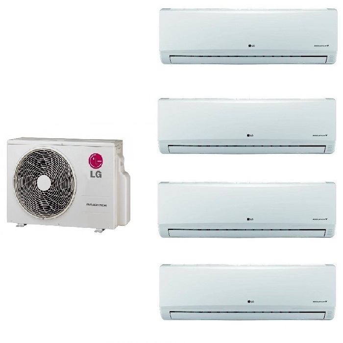 CLIMATIZZATORE CONDIZIONATORE LG QUADRI SPLIT INVERTER STANDARD 9+9+9+9 con MU4M25