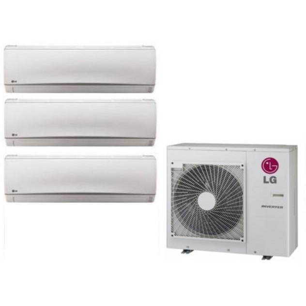 CLIMATIZZATORE CONDIZIONATORE LG TRIAL SPLIT INVERTER LIBERO 9+9+9 con MU3M19