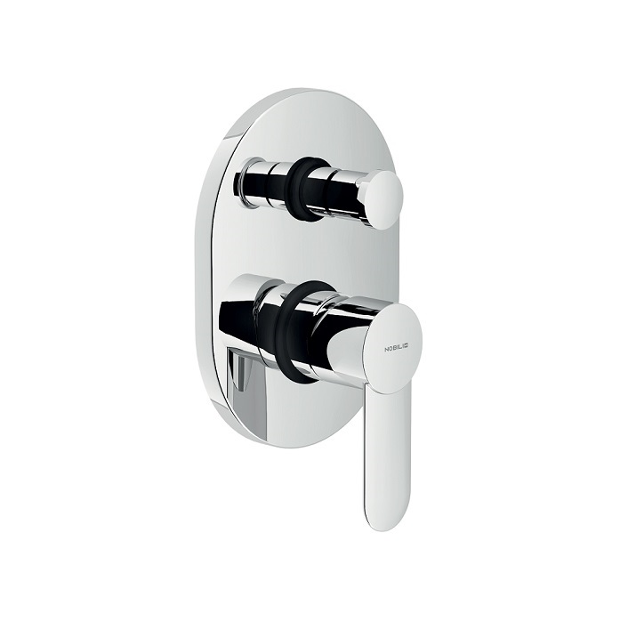NOBILI MISCELATORE PER DOCCIA INCASSO CON DEVIATORE MONOCOMANDO SERIE SAND SA99100CR CROMO