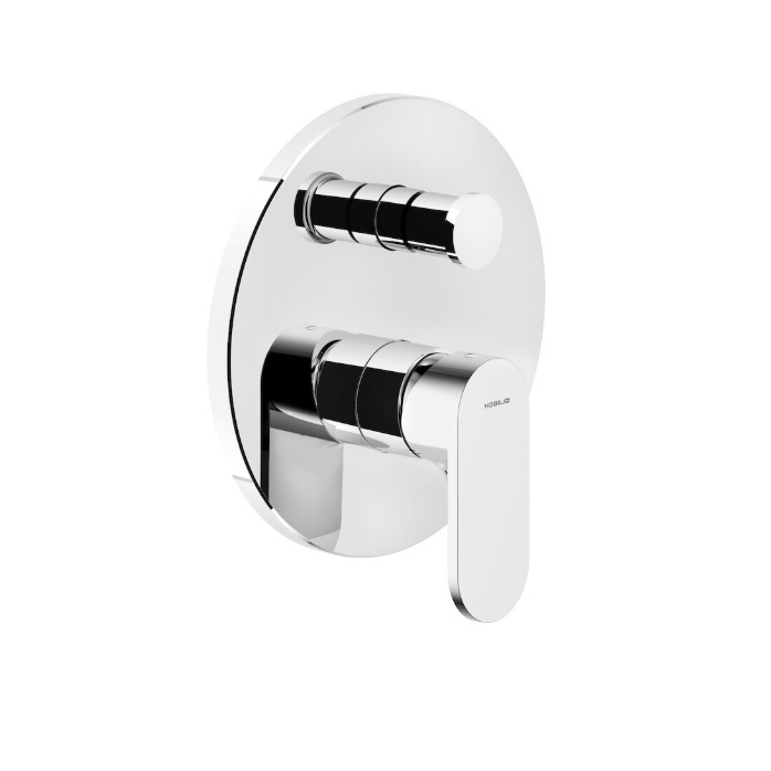 NOBILI MISCELATORE PER DOCCIA INCASSO C/DEVAZIONE MONOCOMANDO SC. 1 1/4 SERIE YOYO YOE126119/1CR
 CROMO