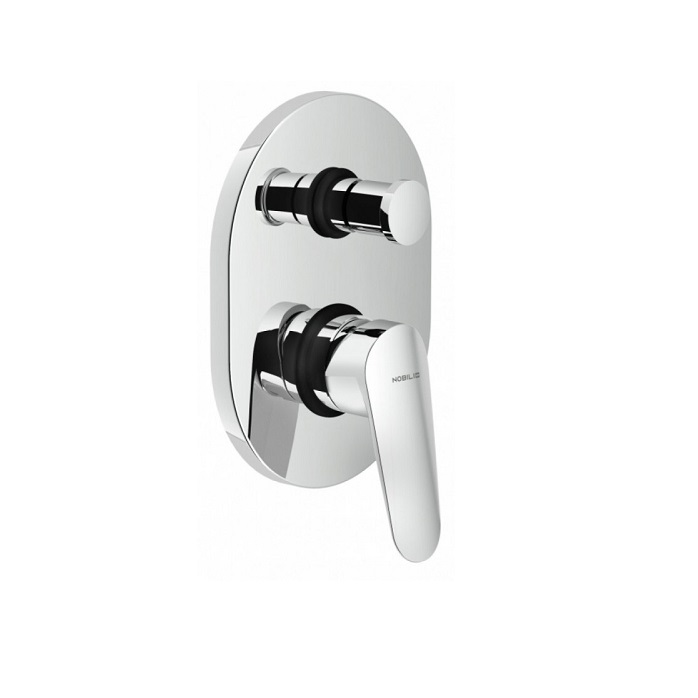 NOBILI MISCELATORE PER DOCCIA INCASSO CON DEVIATORE MONOCOMANDO SERIE HOF HF122100CR CROMO