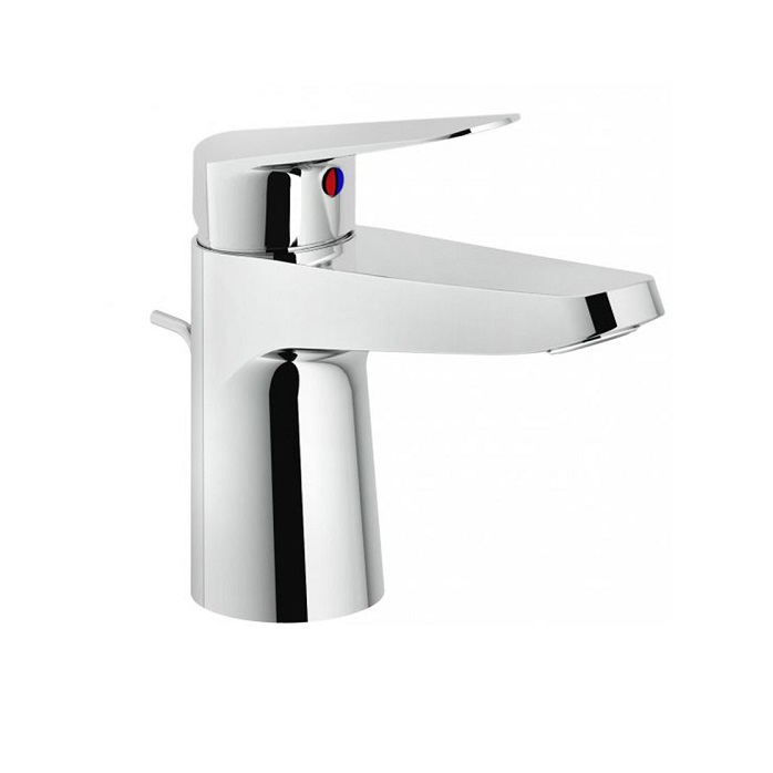 NOBILI MISCELATORE PER LAVABO MONOCOMANDO SERIE HOF HF122118/1CR CROMO SCARICO 1" 1/4