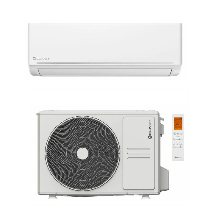 CLIMATIZZATORE CONDIZIONATORE CLIVET EZCOOL 24000 BTU MONOSPLIT INVERTER R32 A++ WIFI OPTIONAL GARANZIA 4 ANNI