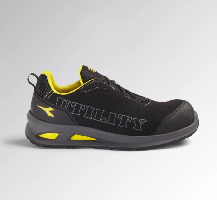 SCARPE ANTINFORTUNISTICA DIADORA UTILITY SOFTBOX LOW S3L FO SR ESD - COLORE NERO cod. 701.179959 - TAGLIE 40-46