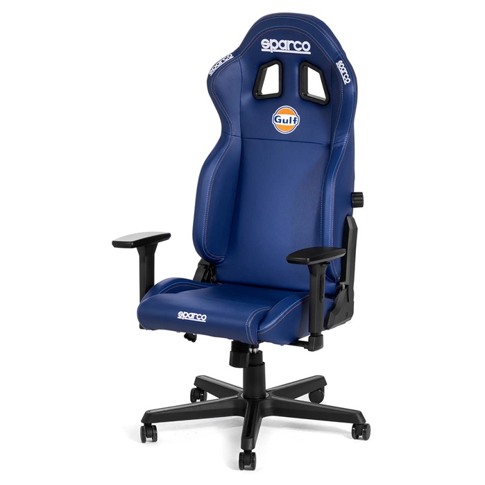 SPARCO SEDIA POLTRONA GAMING UFFICIO MODELLO ICON GULF COLORE BLU GULF - 00998GUBM