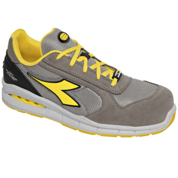 SCARPE ANTINFORTUNISTICA DIADORA UTILITY RUN NET AIRBOX LOW S1P SRC - COLORE GRIGIO CHIARO cod. 701.176217