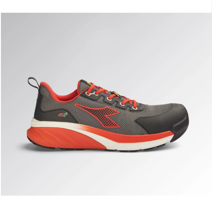 SCARPE ANTINFORTUNISTICA DIADORA UTILITY VORTEX DA2 LOW S1PS SC SR HRO ESD - COLORE ANTRACITE/ROSSO cod. 701.182043 - TAGLIE 40-46