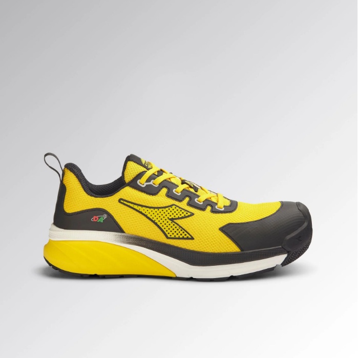 SCARPE ANTINFORTUNISTICA DIADORA UTILITY VORTEX DA2 LOW S1PS SC SR HRO ESD - COLORE GIALLO UTILITY cod. 701.182043 - TAGLIE 40-46