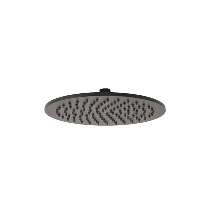 METAFORM TOP LINE SEVEN SOFFIONE DOCCIA TONDO Ø25 INOX NERO - COD. 101M44001