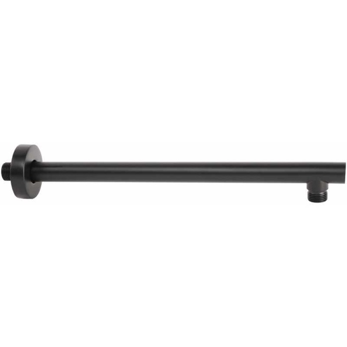 BRACCIO PER SOFFIONE DOCCIA TONDO METAFORM DA 35 CM IN ACCIAIO INOX - NERO 101N54001