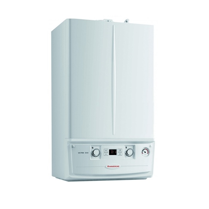 CALDAIA IMMERGAS VICTRIX EXA 28 KW A CONDENSAZIONE ERP COMPLETA DI KIT SCARICO FUMI METANO