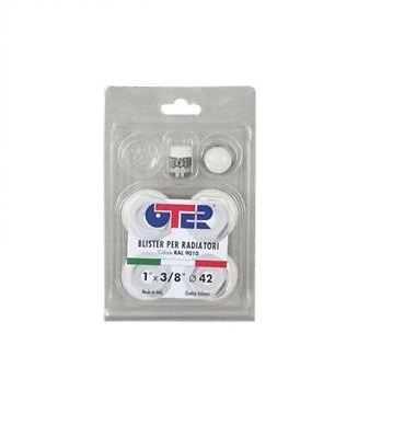 OTER - KIT TAPPI VERNICIATI IN BLISTER PER RADIATORI IN ALLUMINIO