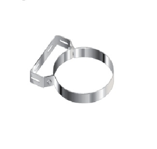 FASCETTA MURALE Ø 80 ACCIAIO INOX AISI 316 - CORDIVARI