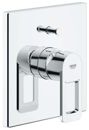 GROHE - PARTE ESTERNA PER MISCELATORE MONOCOMANDO DA 1/2" per vasca-doccia QUADRA 19456000
