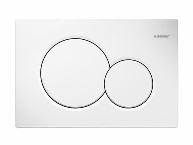 GEBERIT - PLACCA DI COMANDO con doppio pulsante modello: SIGMA01 115.770.11.5 BIANCO
