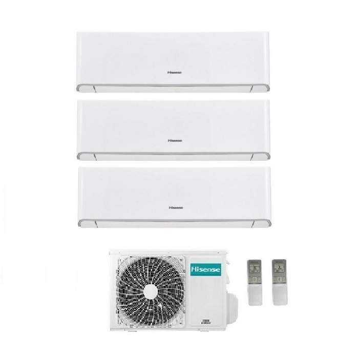 CLIMATIZZATORE CONDIZIONATORE HISENSE TRIAL SPLIT INVERTER serie ENERGY 9000+9000+12000 con 3AMW62U4RFA
