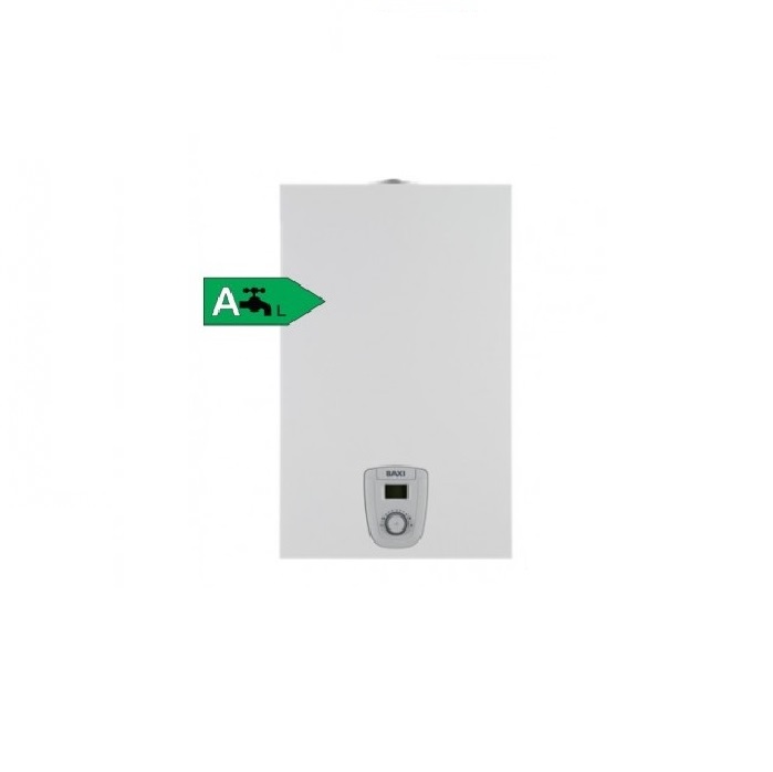 SCALDABAGNO A GAS BAXI ACQUAPROJET+ 14FI GPL COMPLETO DI KIT PER SCARICO FUMI - NEW