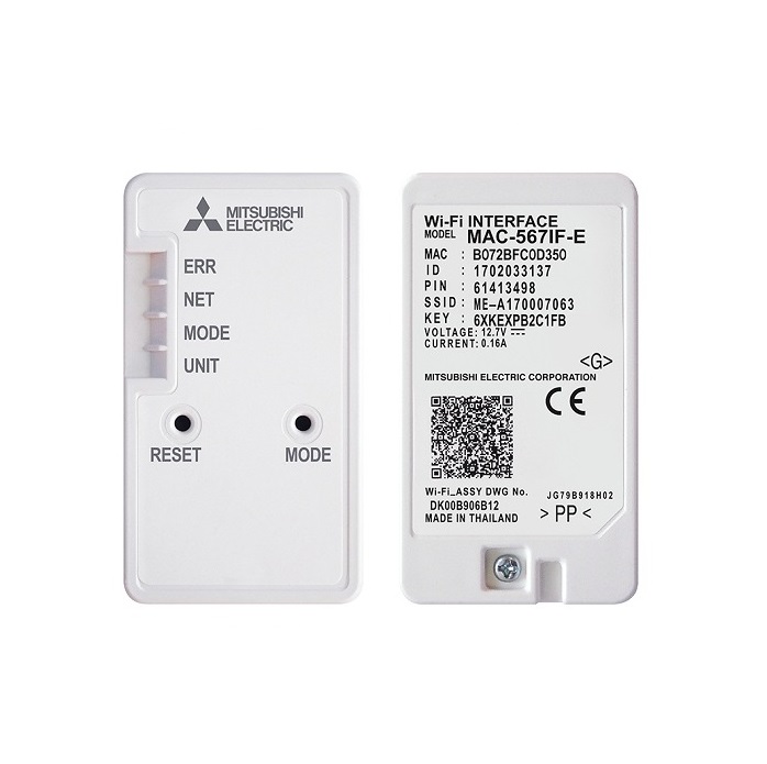 MITSUBISHI ELECTRIC INTERFACCIA MELCloud WiFi MAC-557IF-E PER CLIMATIZZATORI