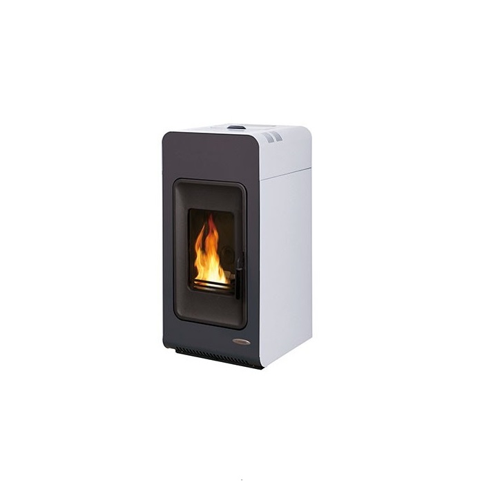 TERMOSTUFA A PELLET LAMINOX MOD. PRIMULA IDRO 13 KW BIANCO