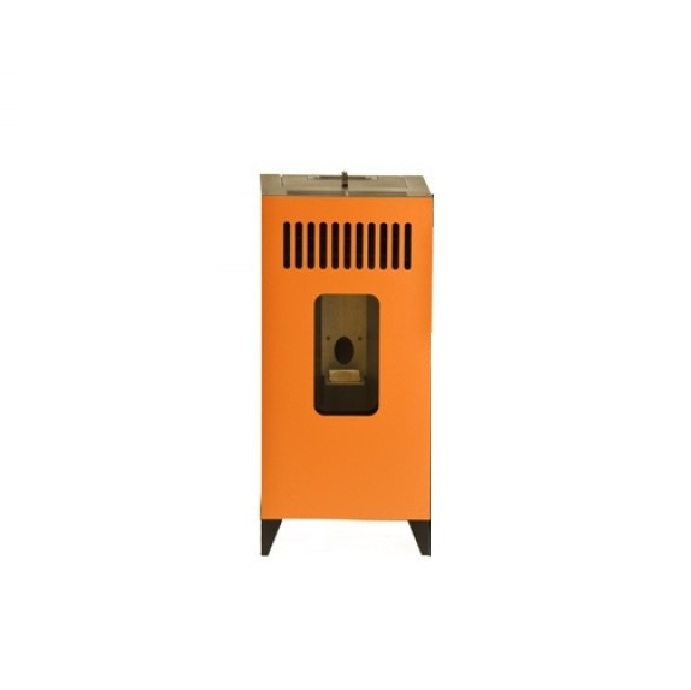 STUFA A PELLET OLIMPIA SPLENDID MIA VERTICAL 11 KW - 140 MQ COLORE ARANCIO