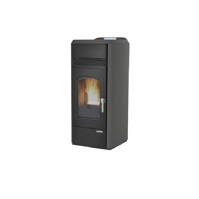 TERMOSTUFA A PELLET LAMINOX IDROVENTILATA MODELLO TINA LUX 20 KW COLORE ANTRACITE