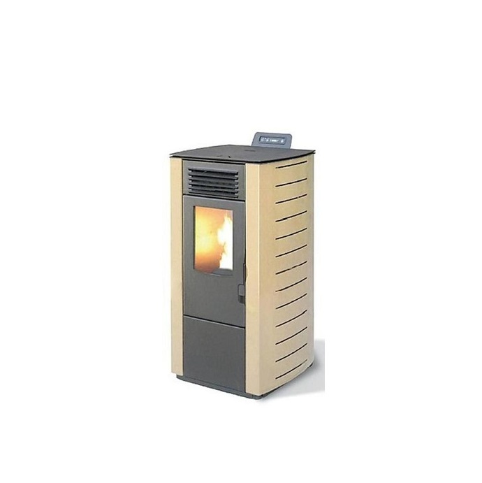 STUFA A PELLET 10 kW mod. KING 118 SABBIA per ambienti fino a 100 mq – NEW