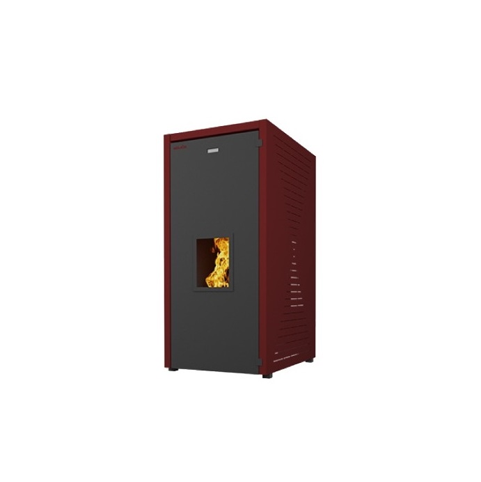 BIOSTUFA POLICOMBUSTIBILE HELIOS TECNOLOGIE MOD. MINARDA 30 POTENZA 30 KW VARI COLORI DISPONIBILI
