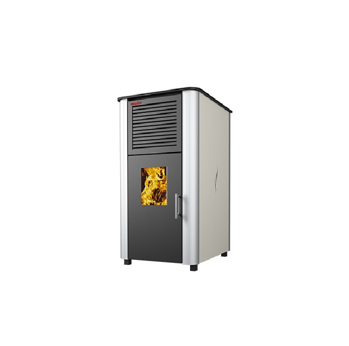 BIOSTUFA POLICOMBUSTIBILE HELIOS TECNOLOGIE MOD. UFITA 30 POTENZA 30 KW VARI COLORI DISPONIBILI