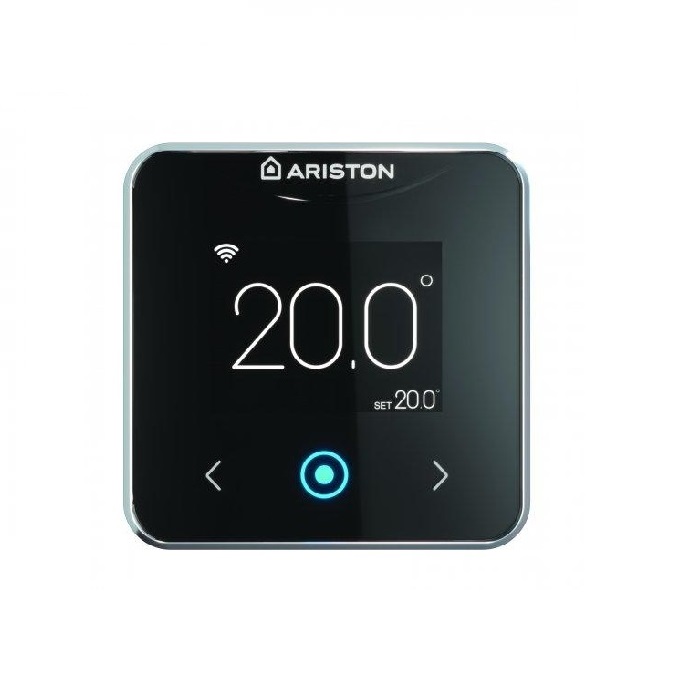 ARISTON TERMOSTATO WI-FI AD INTERFACCIA TOUCH CUBE S NET COD. 3319126 - NERO