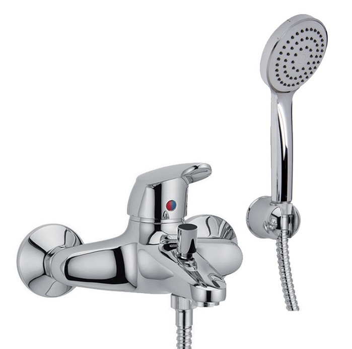 FIMA CARLO FRATTINI - MISCELATORE SERIE 2 PER VASCA ESTERNO CON SET DOCCIA F3204 CROMO