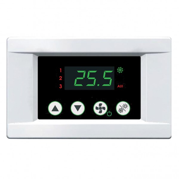 COMANDO A MICROPROCESSORE AD INCASSO PER VENTILCONVETTORI GALLETTI ESTRO MOD. LED 503