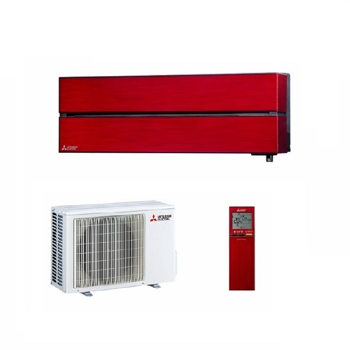 CLIMATIZZATORE CONDIZIONATORE MITSUBISHI ELECTRIC INVERTER serie LN KIRIGAMINE STYLE MSZ-LN35VGR WI-FI R-32 12000 BTU ROSSO RUBINO