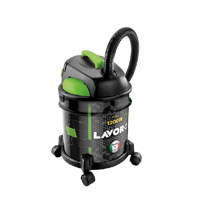 BIDONE ASPIRATUTTO SOLIDI E LIQUIDI ASPIRAPOLVERE LAVOR MOD. RUDY 1200 S CON MOTORE SILENZIATO 1200 W