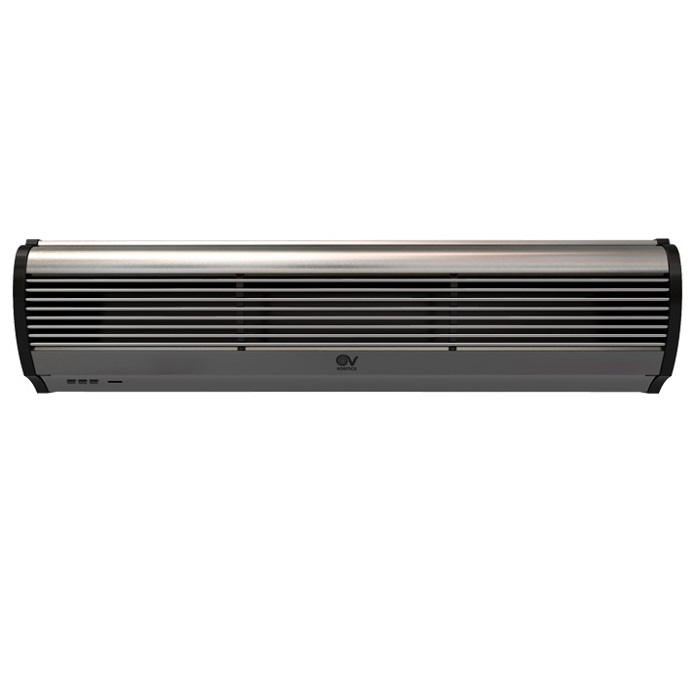 BARRIERA D'ARIA LAMA VORTICE AIR DOOR AD1200 120 cm alluminio satinato