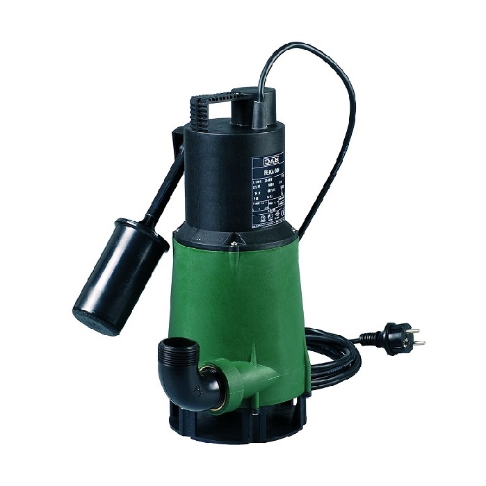 DAB POMPA SOMMERGIBILE DAB MOD. FEKA 600 M-A HP 0,75 MONOFASE CON ALBERO POMPA IN ACCIAIO INOX